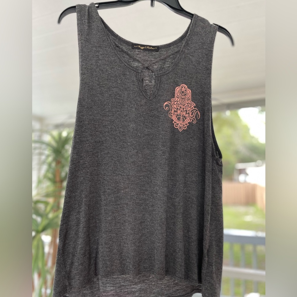 🪬Raggs to Riches Hamsa “Gypsy Soul” Tank size L